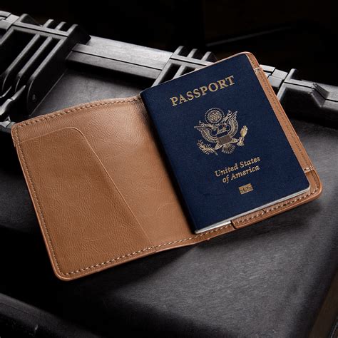 mens passport holder designer
